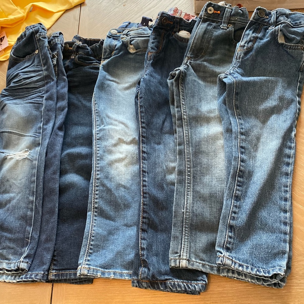 4T pants 6 pairs. Old Navy, Childs Place brands